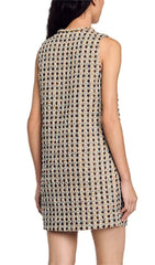 Twiggy Sparkling Tweed Shift Dress