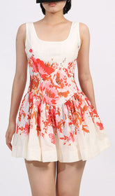 Genoveva Flirty Floral Mini Dress