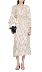 Philosophie Chic Polka Dot Midi Dress