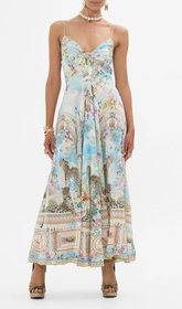 Gaynell Vibrant Printed Strappy Maxi Dress