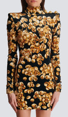 Coretta Glam Velvet Mini Dress