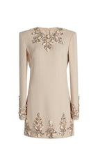 Baxter Crystal Embellished Mini Dress