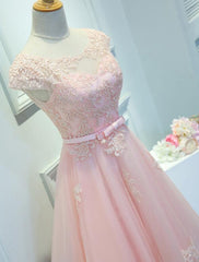 Adorable Pink Knee Length Party Dress