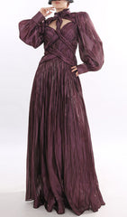 Bauer Regal Plum Maxi Dress