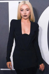 Sculpting Black Corset Mini Dress