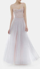 Josie Ethereal Lavender Sparkle Maxi Gown