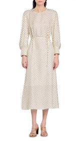 Philosophie Chic Polka Dot Midi Dress