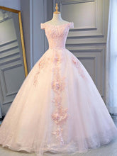 Adorable Pink Tulle Off Shoulder Pink Party Dress