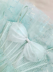 Lovely Sweethart Tulle Long A-line Formal Dress
