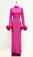 Ira Fuchsia Pink Statement Maxi Gown