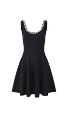 Nelya Embellished Knit Mini Dress