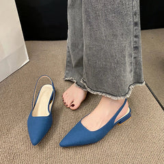 High Quality Shoes Slip-on Sandals Slingbacks Office Career Hot Sale Plus Size Toe Cap Sandals