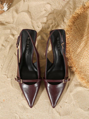 Nude Slingback Heels forWomen