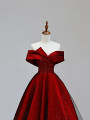 Vestido de fiesta largo de satén con escote en forma de corazón y hombros descubiertos