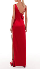 Brittnee Red Glamour Maxi Dress