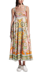 Dasha Strappy Bohemian Maxi Dress