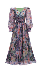 Feray Ethereal Floral Maxi Dress