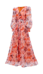 Ferial Women's Romantic Floral Maxi Dress