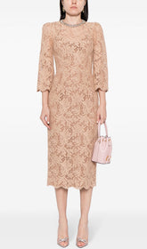 Dorothea Luxe Lace Midi Dress