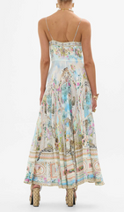 Gaynell Vibrant Printed Strappy Maxi Dress
