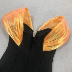 Farrah Off-Shoulder Beaded Maxi Dress