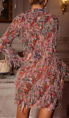 Cherith Shimmer & Shake Fringe Mini Dress