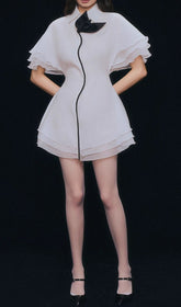 Glenda Chic White Mini Dress