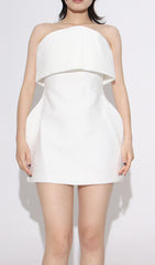 Hiti Chic Strapless Mini Dress with Pockets