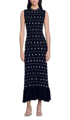 Venus Studded Sleeveless Maxi Dress
