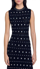 Venus Studded Sleeveless Maxi Dress