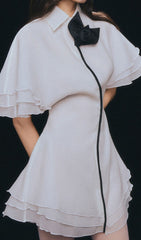 Glenda Chic White Mini Dress