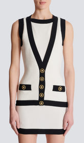 Clorinda Chic White Mini Bandage Dress