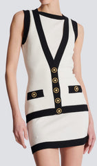 Clorinda Chic White Mini Bandage Dress