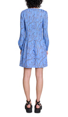 Rockichaine Pleated Mini Dress