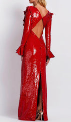 Scarlet Siren Sequin Maxi Dress