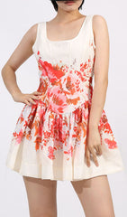 Genoveva Flirty Floral Mini Dress