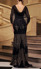 Irisa Glamour Sequin Maxi Dress