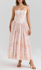 Haruyo Women's Floral Maxi Dress