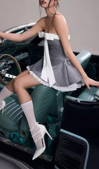 Hyde Strapless Bow Mini Dress