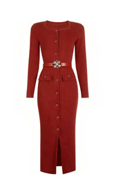 The June Knit Midi Dress