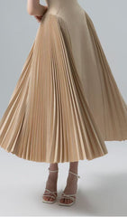 Duarte Elegant Pleated Midi Dress