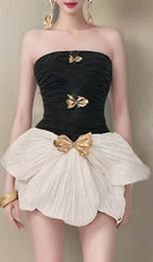 Channah Chic Strapless Mini Dress