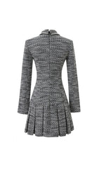 Canika Chic Tweed Mini Dress