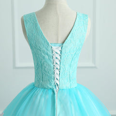 Adorable Light Blue Tulle with Flowers Floor Length Ball Gown Formal Dress
