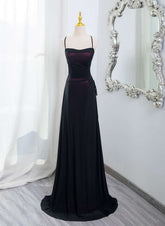 Vestido de fiesta con tirantes de spandex rojo vino y negro