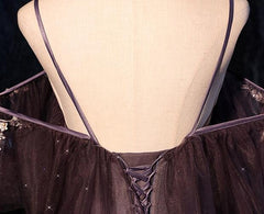 Hermoso vestido de fiesta largo de tul con cuentas y degradado Sweethaert