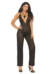 Black Lace Jumpsuit
