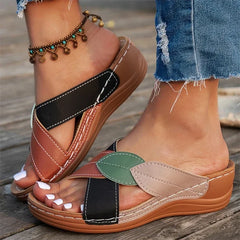 Shoes Sandals Wedge Shoes Woman Espadrilles Slide Sandals Plus Size Beach Female Footwear Zapatos De Mujer