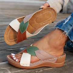 Shoes Sandals Wedge Shoes Woman Espadrilles Slide Sandals Plus Size Beach Female Footwear Zapatos De Mujer