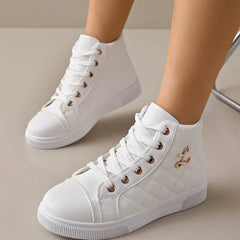 Fashionable Comfortable Shoes Autumn Elegant Round Head Solid Color Sexy Sports Leisure Shoes